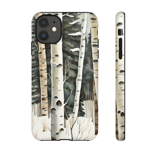 Winter Aspen Trunks - Impact Resistant Phone Case